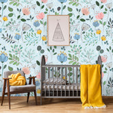 Colorful Floral  Wallpaper